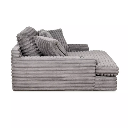 Nestle Chaise Lounge With Dual Cupholders And Charging Ports