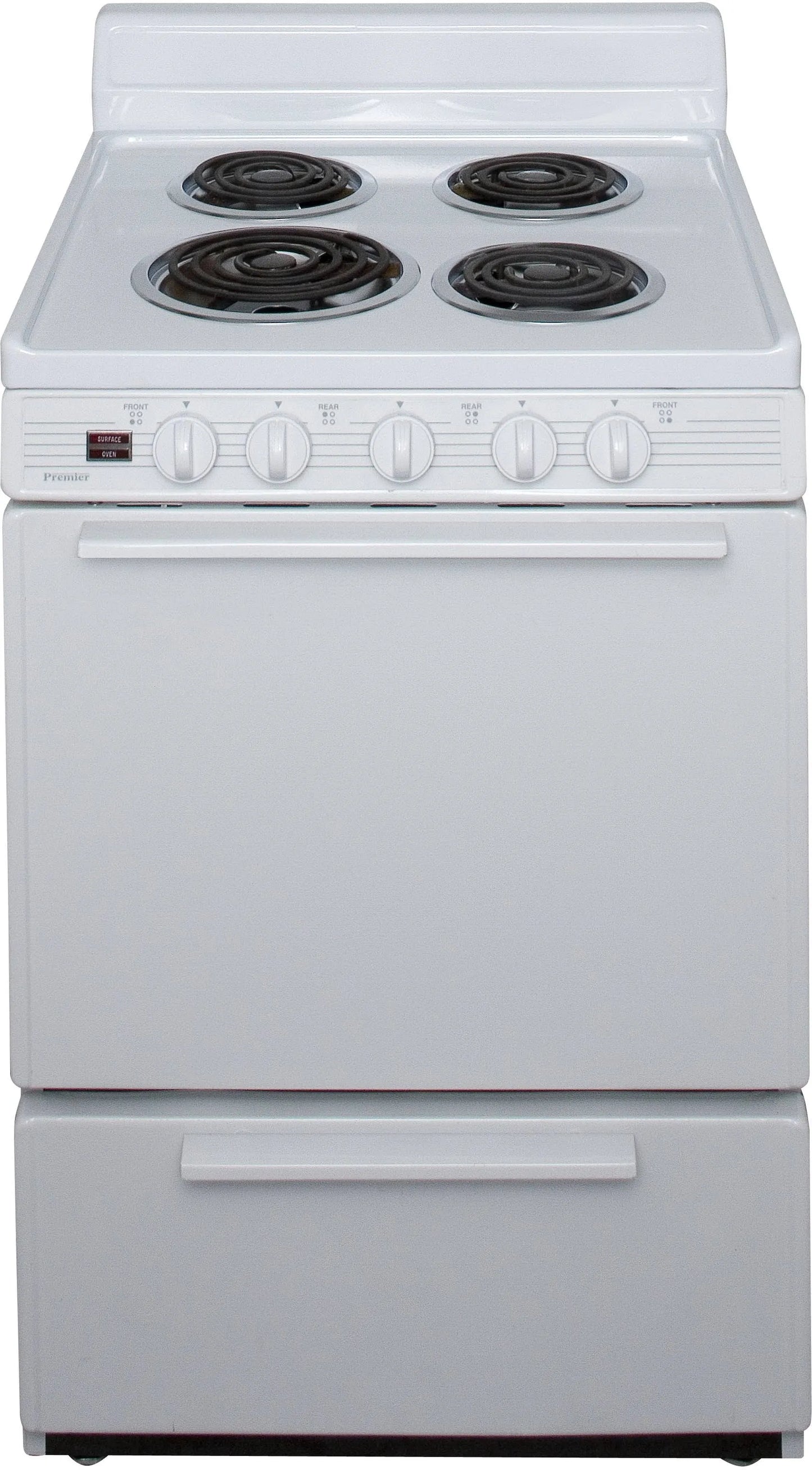 Premier 24 inch Electric Range (White)