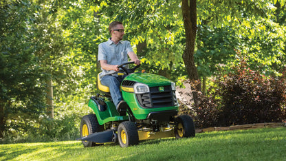 John Deere S100 42-in Riding Lawn Mower 17.5-HP Gas Hydrostatic Drive