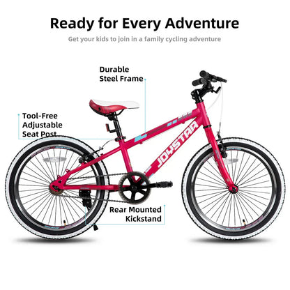 JOYSTAR Lubbock 20" 24" Kids Mountain Bike Single Speed Bicycle