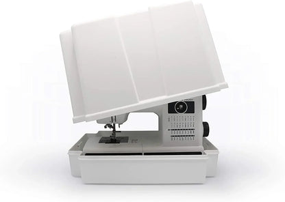 Brother Sewing and Quilting Machine, Computerized, 165 Built-in Stitches, LCD Display, Wide Table, 8 Included Presser Feet, White, 20x12x17
