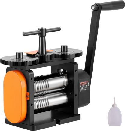 Vevor Rolling Mill Jewelry Machine 3-in-1 Multi-Function 57mm Max Width New